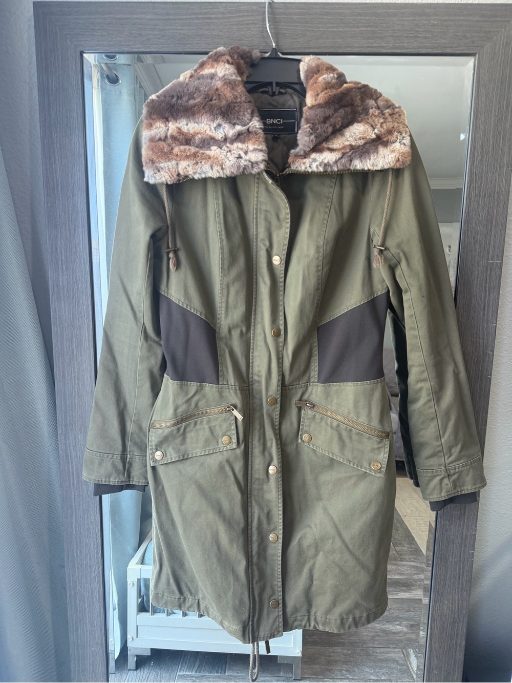 BNCI (by Blanc Noir) Utility Parka/Anorak Coat - Small